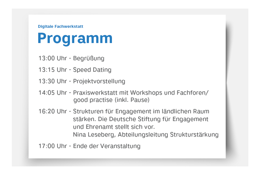 Programm Digitale Fachwerkstatt